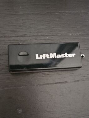 Black Garage Door Remote Keychain